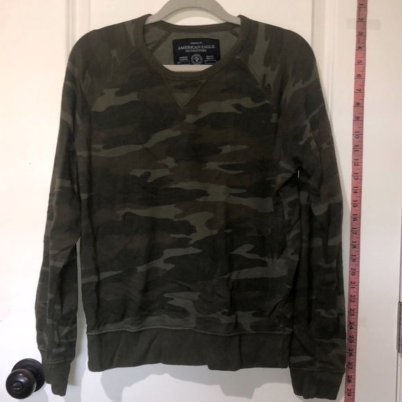 AEO CAMOUFLAGE SWEATSHIRT - Picture 1 of 8